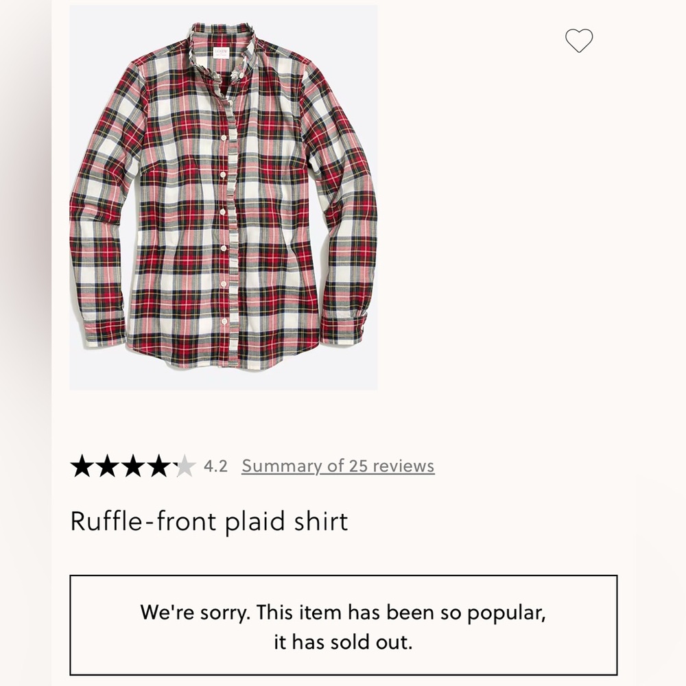 J.Crew Ruffle Blouse - Medium - Picture 2 of 2